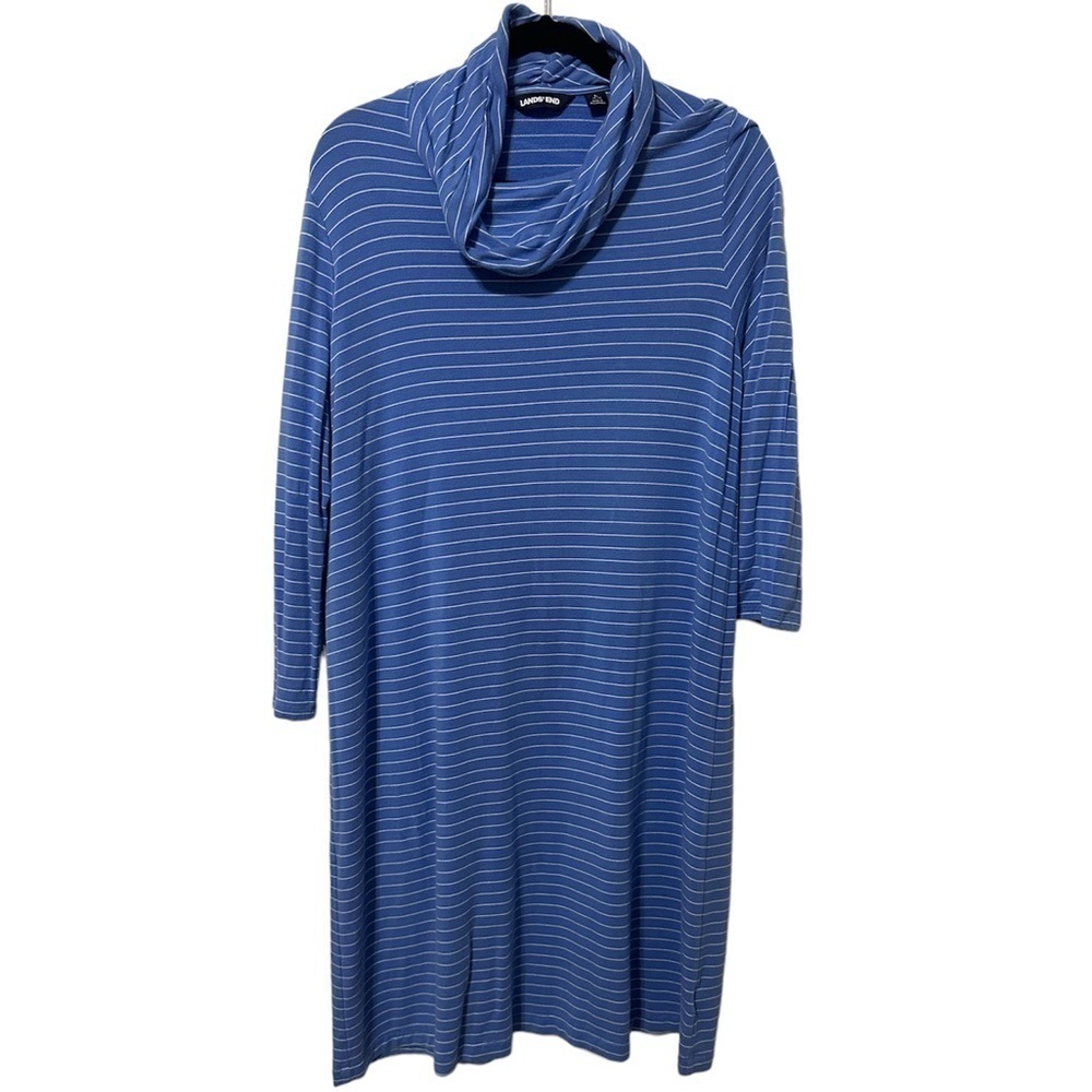 Lands End Turtleneck Sweater Dress Size‎ 14-16
